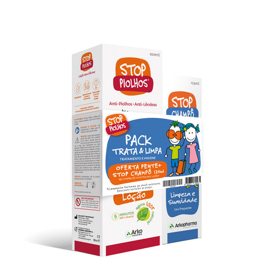 Stop Piolhos Loção 100ml + Champô 125ml + Pente