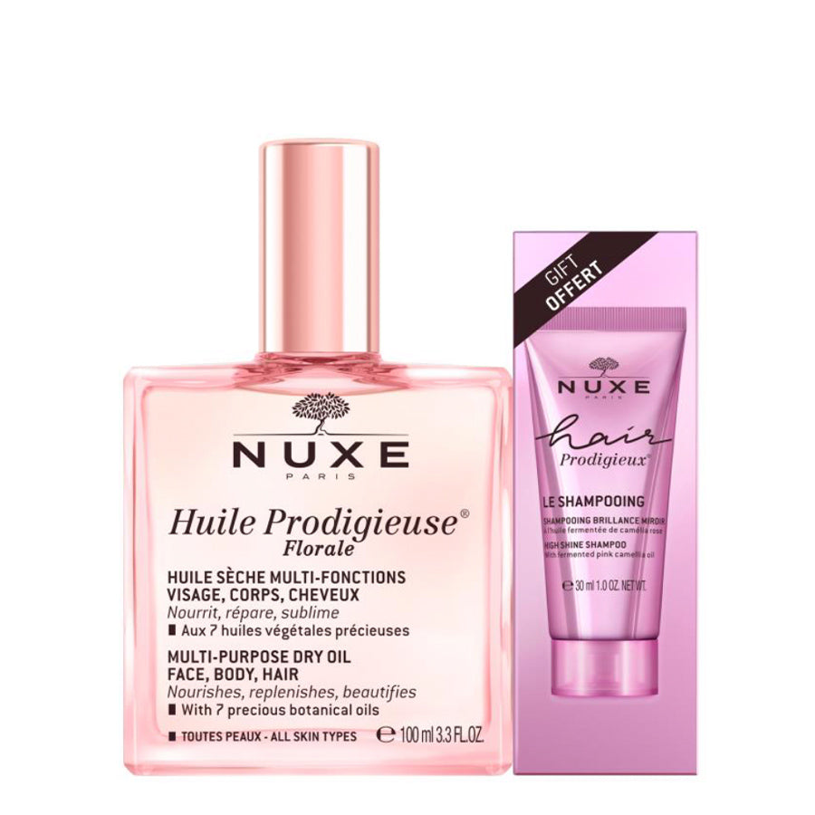 Nuxe Huile Prodigieuse Florale 100ml + Hair Prodigieux Champô 30ml