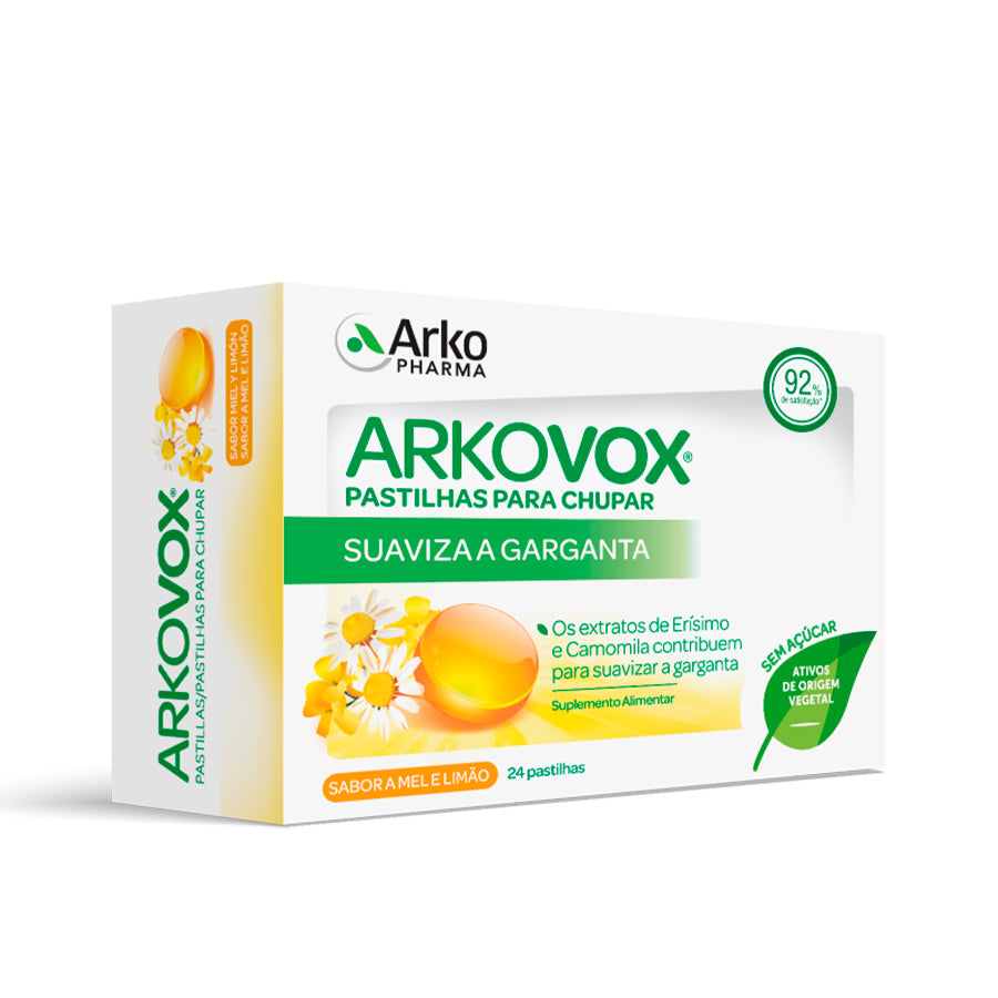 Arkovox Pastillas de Miel y Limón x24