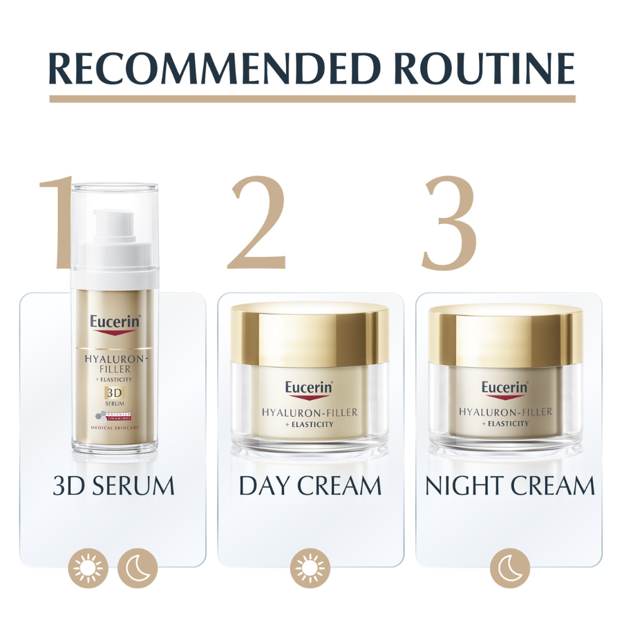 Eucerin Hyaluron-Filler + Élasticité Crème de Jour SPF15 50 ml