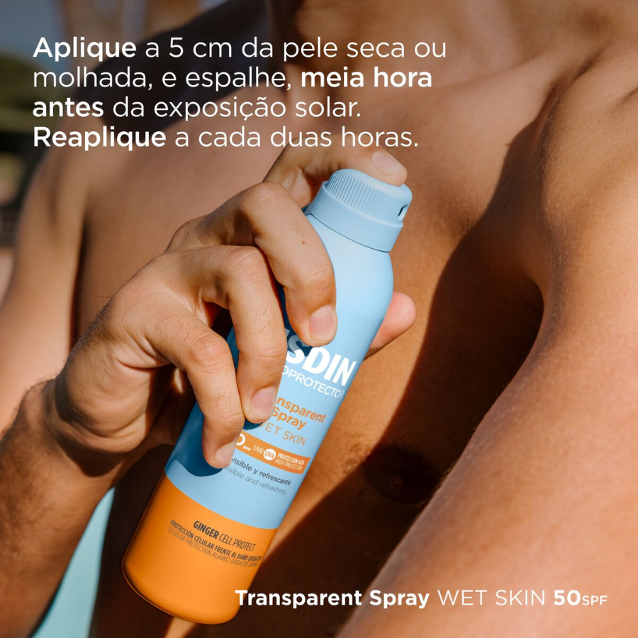 Isdin Fotoprotector Spray Transparente Piel Mojada SPF50 250ml