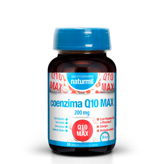 Naturmil Coenzima Q10 Max 200mg Cápsulas x30