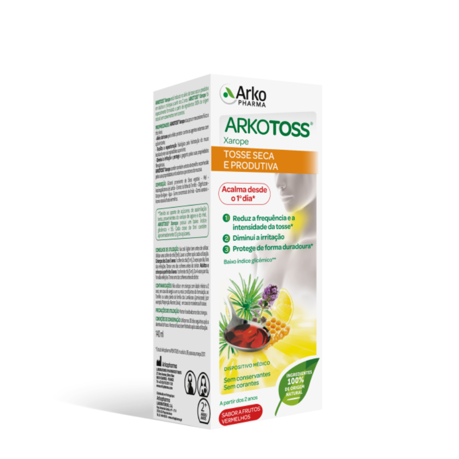 Arkotos Dry and Productive Cough Syrup 140ml