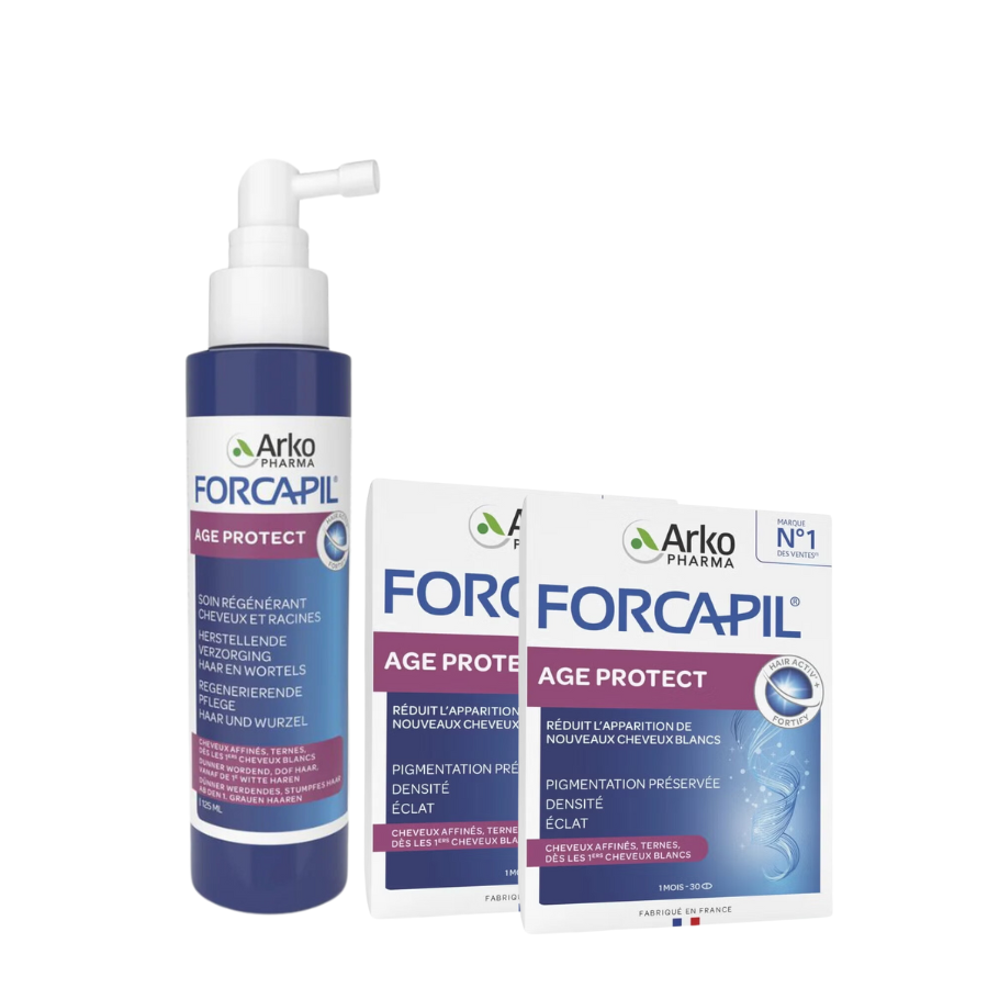 Forcapil Age Protect Spray 125ml + 2x30 Comprimidos