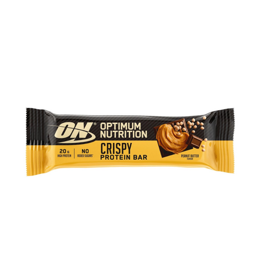 Barre croustillante au beurre de cacahuète Optimum Nutrition 65g