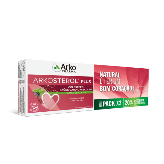 Arkosterol Plus + Coenzyme Q10 Capsules 2x30