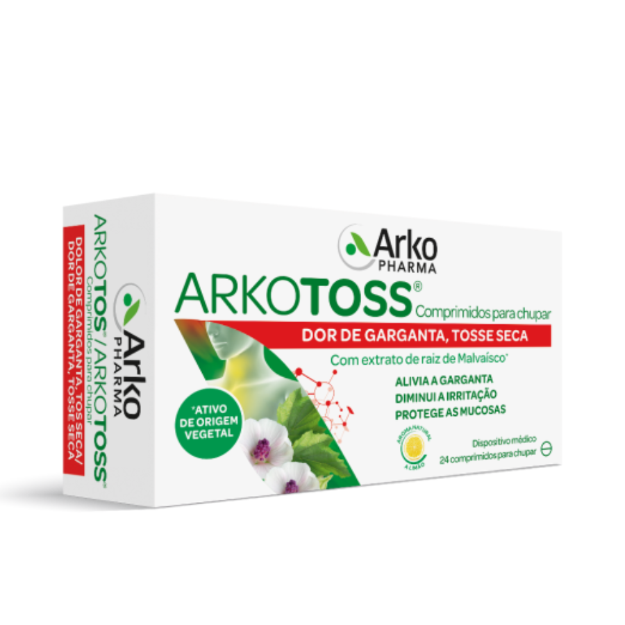 Arkotos Dry Cough Lemon Tablets x24