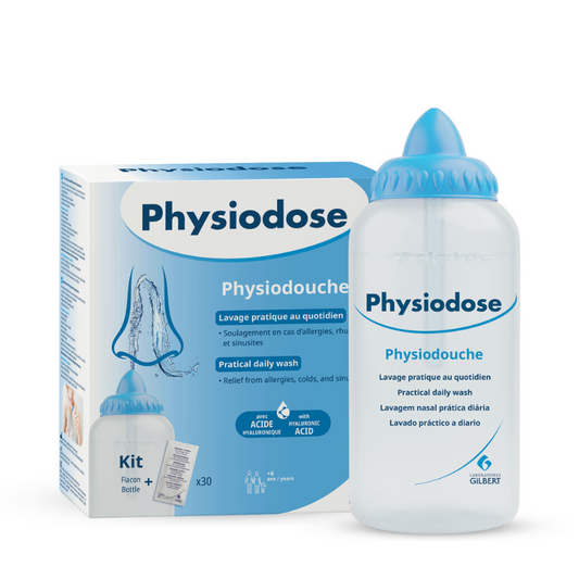 Physiodose Physiodouche Kit d'irrigation nasale