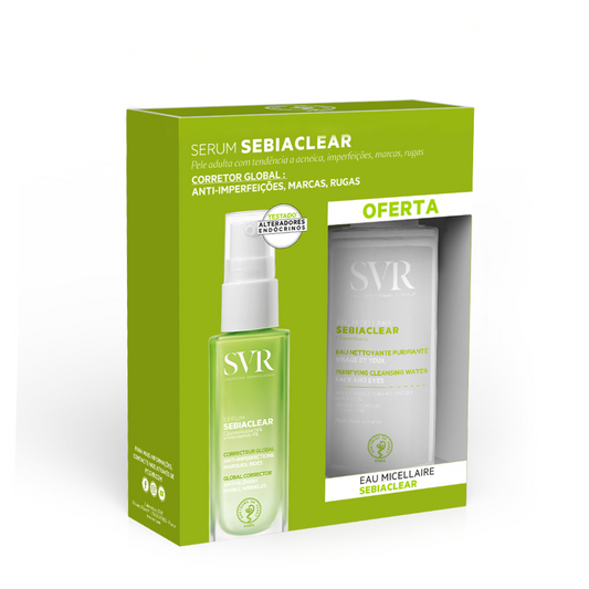 SVR Sebiaclear Serum 30ml + Micellar Water 75ml