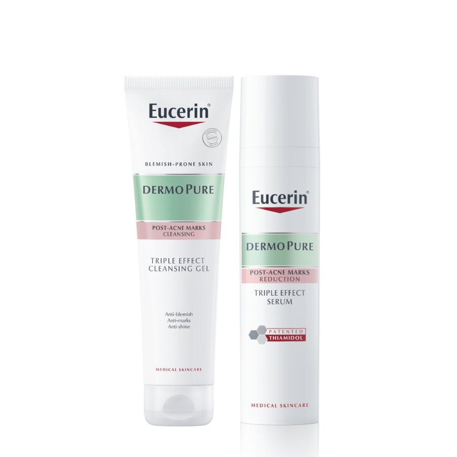 Eucerin Dermopure Serum Triplo Efeito 40ml + Gel Limpeza 150ml