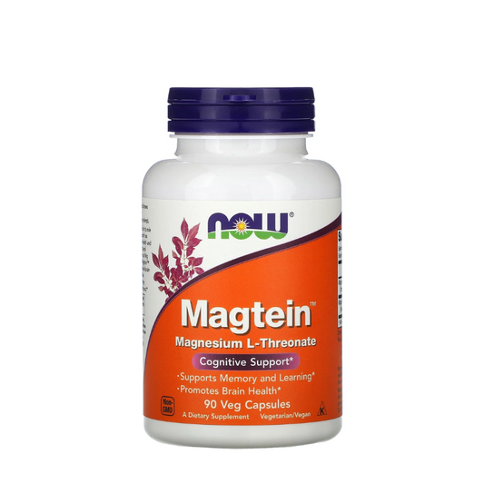 Now Magtein Magnesium L-Threonate Capsules x90