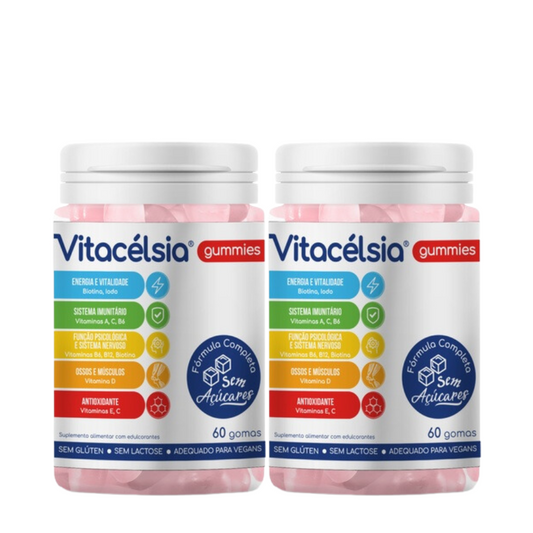 Vitacélsia Gummies Multivitamínico Gomas 2x60