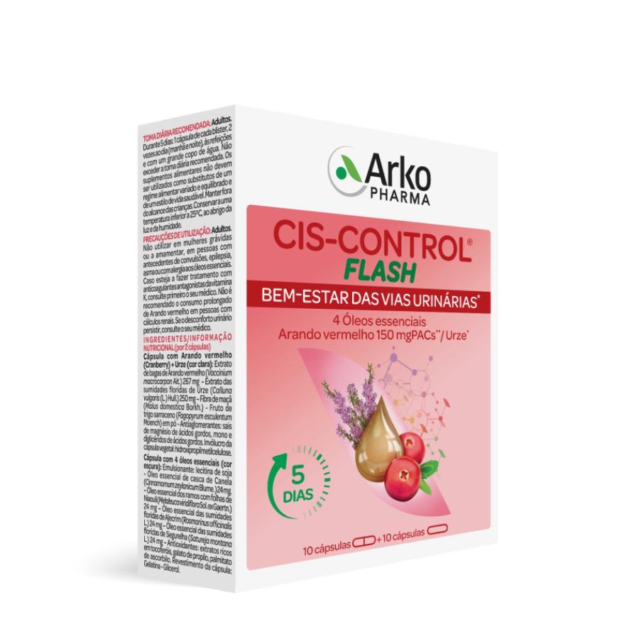 Cis-Control Cranberola Flash Capsules x20