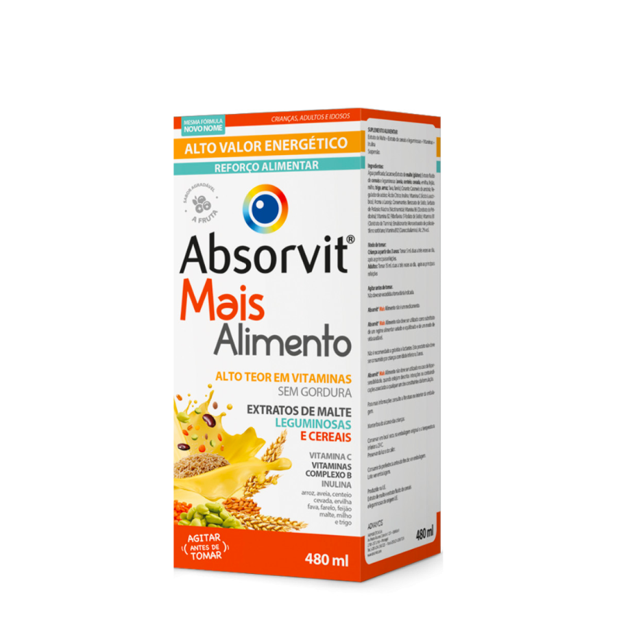 Absorvit Mais Alimento Sirop 480ml