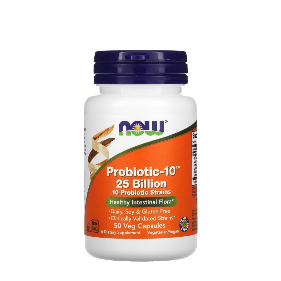 Now Probiotic-10 25 Mil Millones de Cápsulas x50