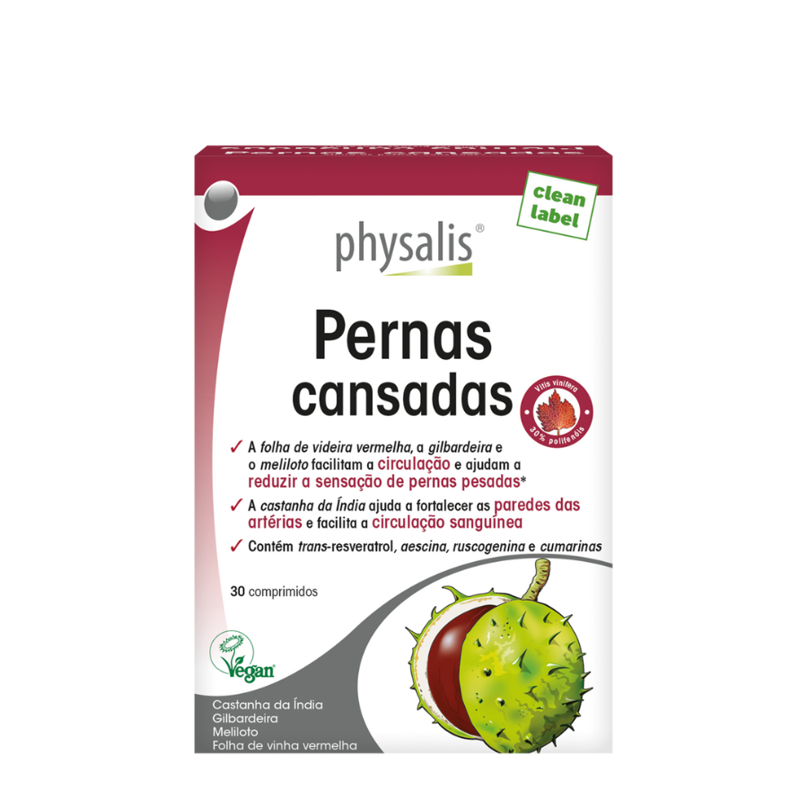 Physalis Pernas Cansadas Comprimidos x30