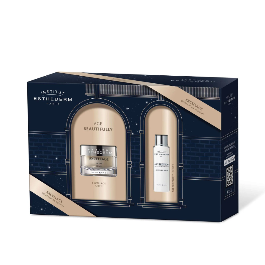 Esthederm Gift Set Excellage Cream 50ml + Age Proteom Serum 15ml