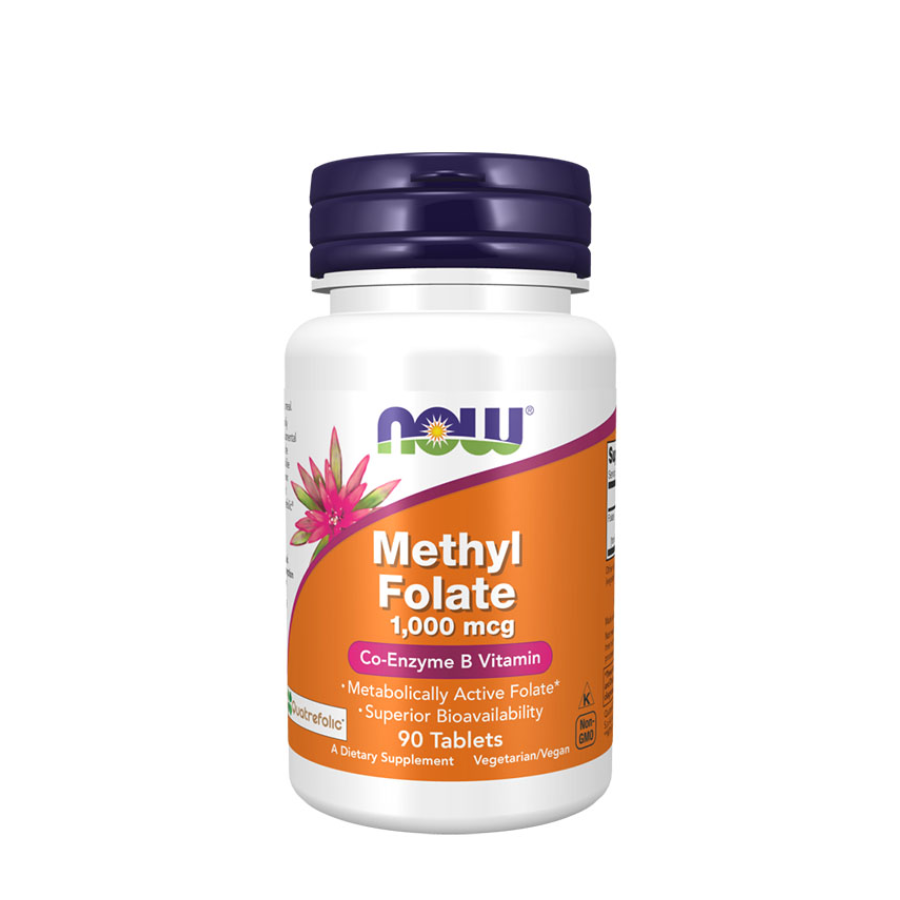 Now Methyl Folate 1000mcg Comprimidos x90