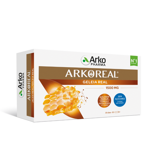 Arkoreal Geleia Real Ampolas x20