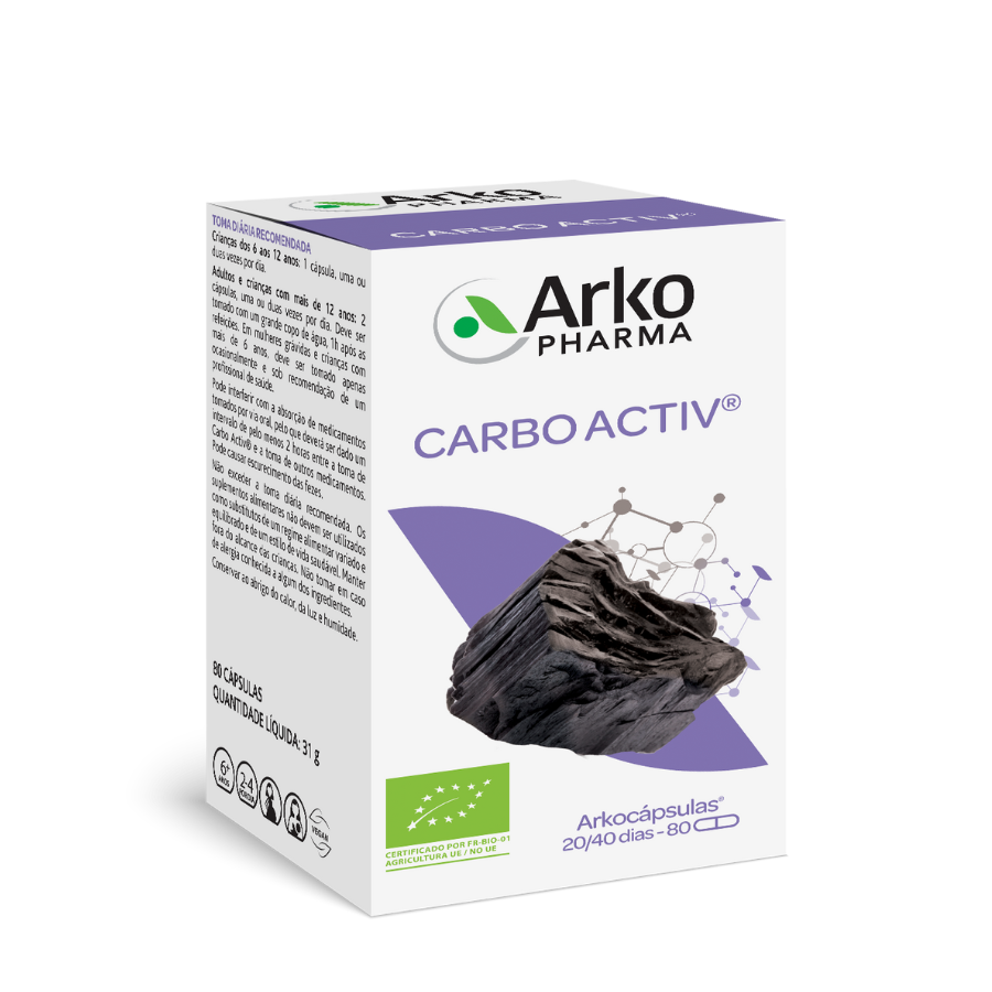 Arkocápsulas Carbo Activ Cápsulas x80