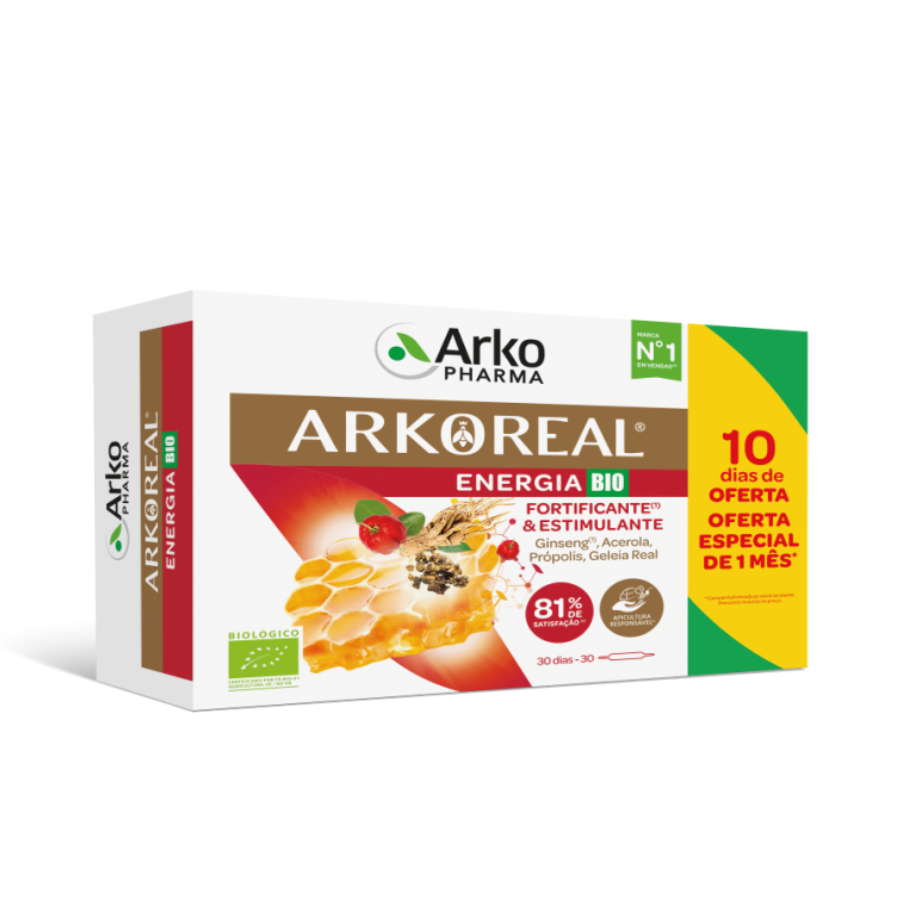 Arkoreal Energia Bio 20 + 10 Ampollas