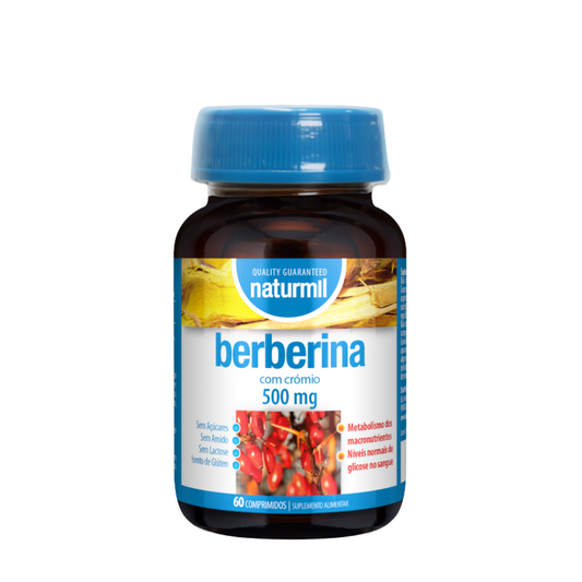 Comprimidos de berberina de Naturmil de 500 mg x60