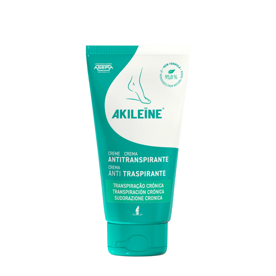 Akileine Creme Antitranspirante Pés 75ml