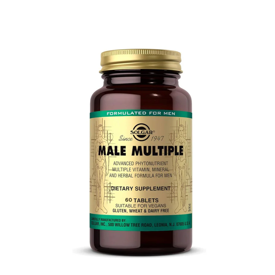 Solgar Male Multivitaminas Múltiples Comprimidos x60