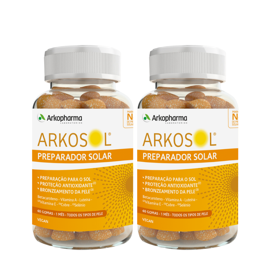 Arkosol Préparation Solaire Gummies 2x60