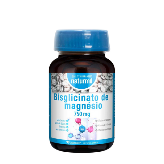 Naturmil Magnesium Bisglycinate 750mg Capsules x90