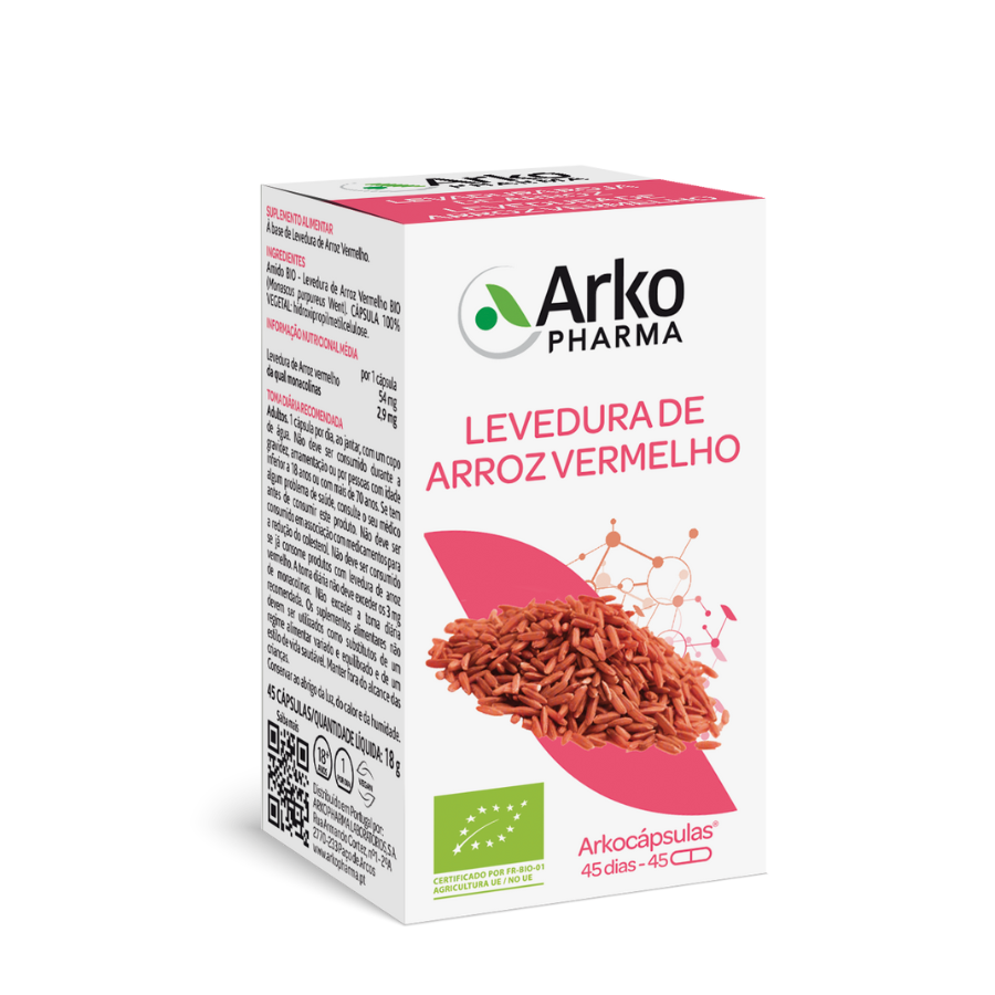 Arkocápsulas Red Rice Yeast Capsules x45