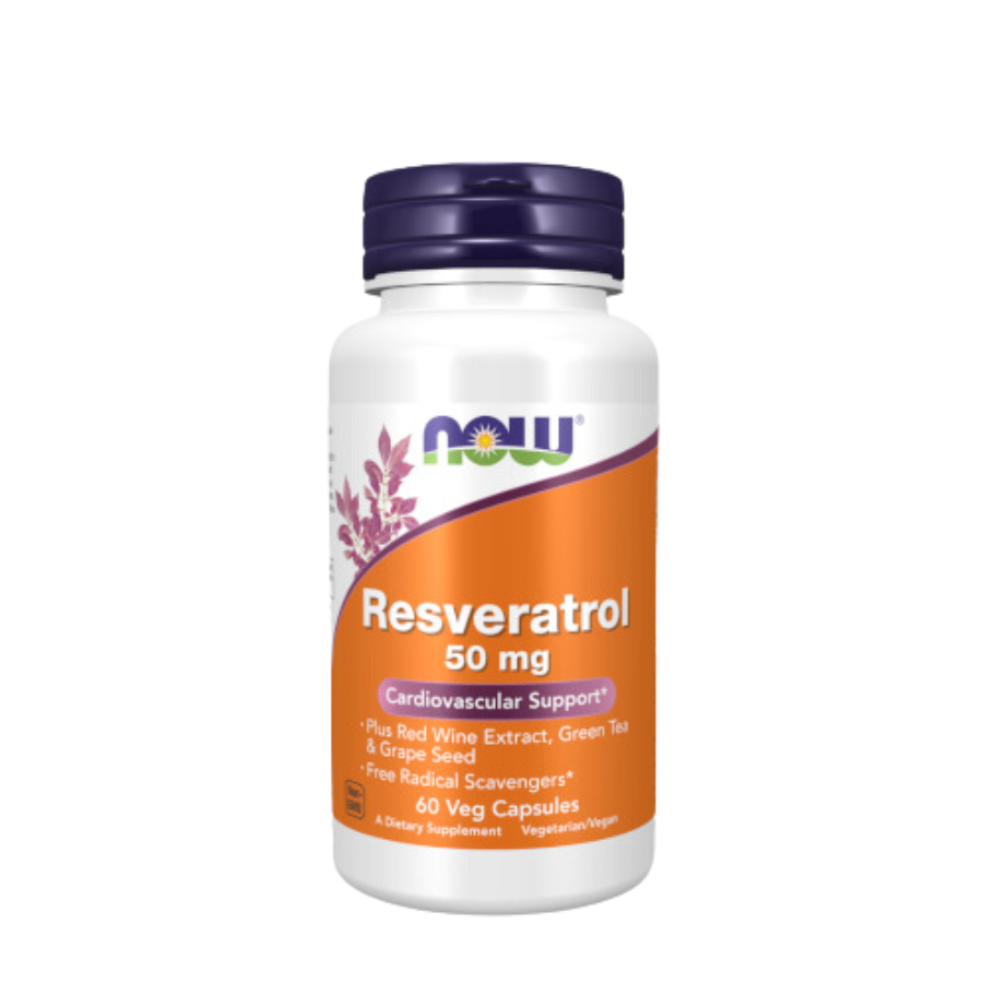 Now Resveratrol 50mg Cápsulas x60