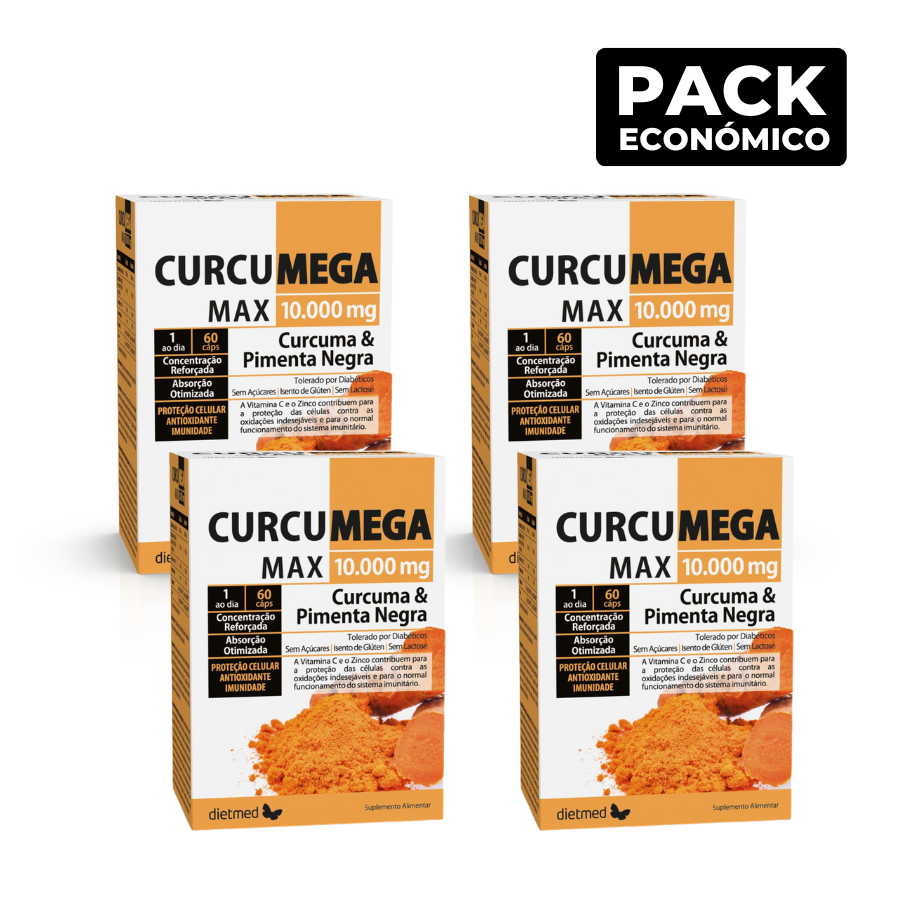 Curcumega Max 10,000mg Capsules 4x60