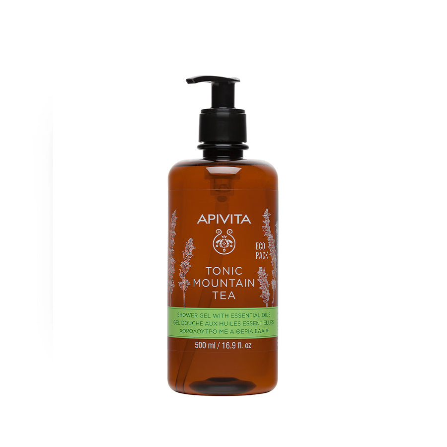 Apivita Tonic Mountain Tea Shower Gel 500ml