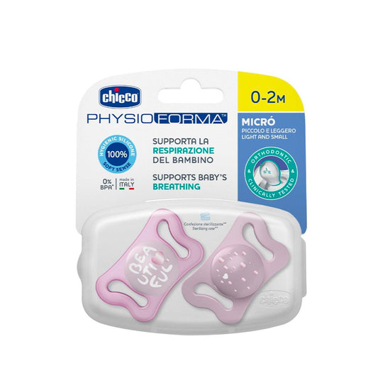 Chupete Chicco Physio Air Pink Silicona 12M+